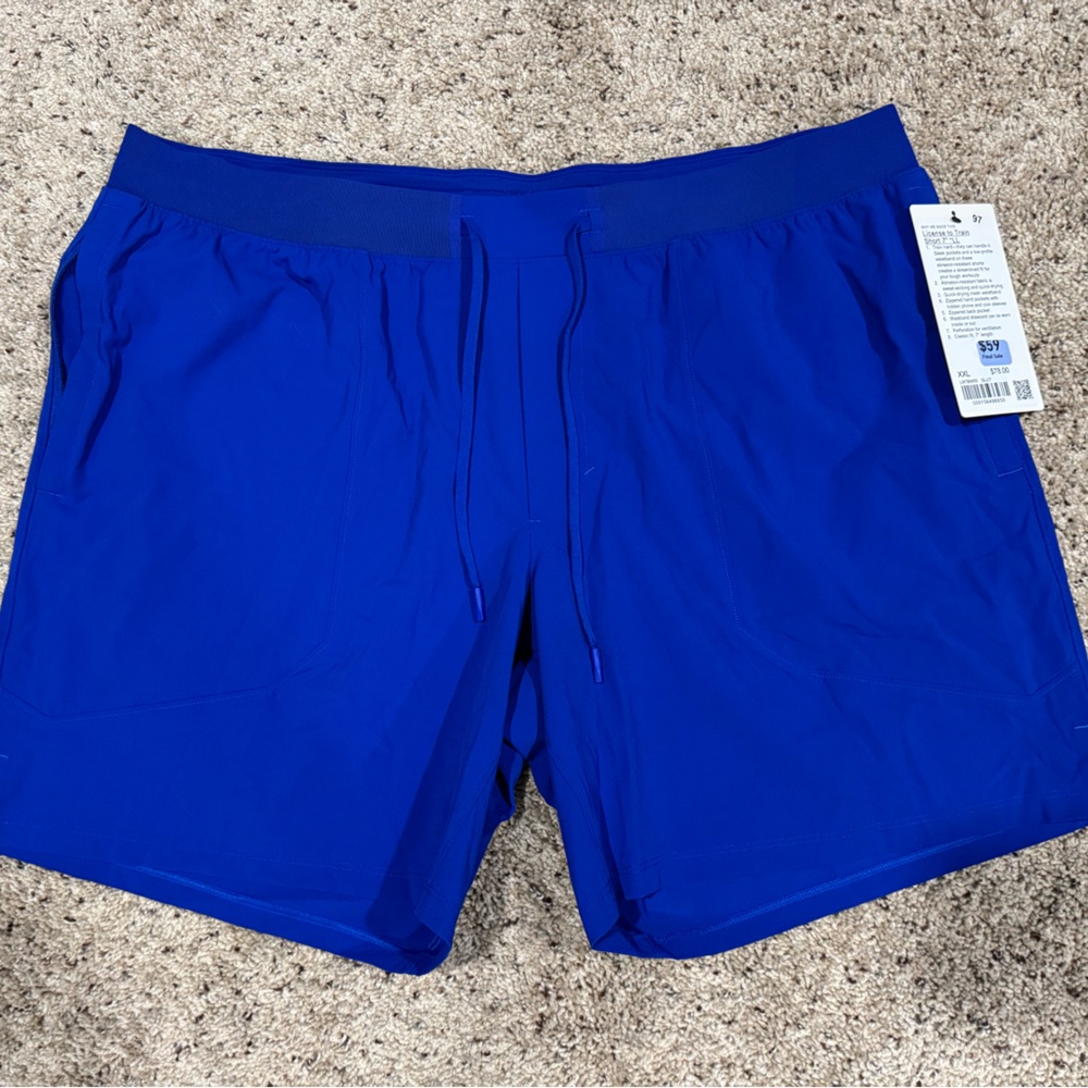 lululemon athletica Blue Men's Athletic Shorts